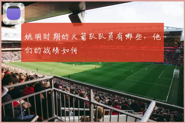 姚明时期的火箭队队员有哪些，他们的战绩如何